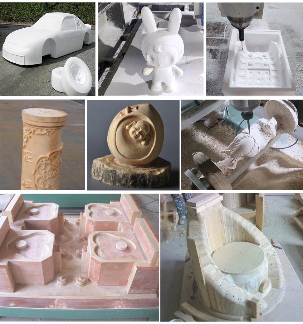 cnc router machine for foam samples