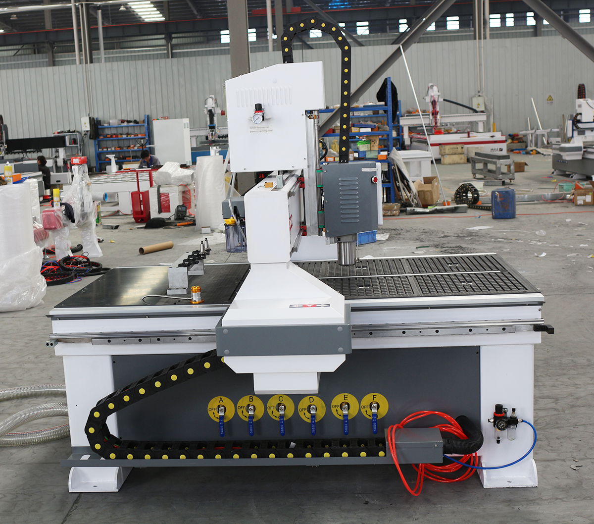 small cnc router with atc tool changer 