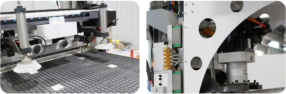 Panel furniture cnc router parts