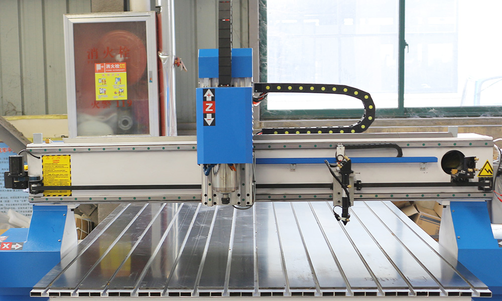 cnc router with laser engraver